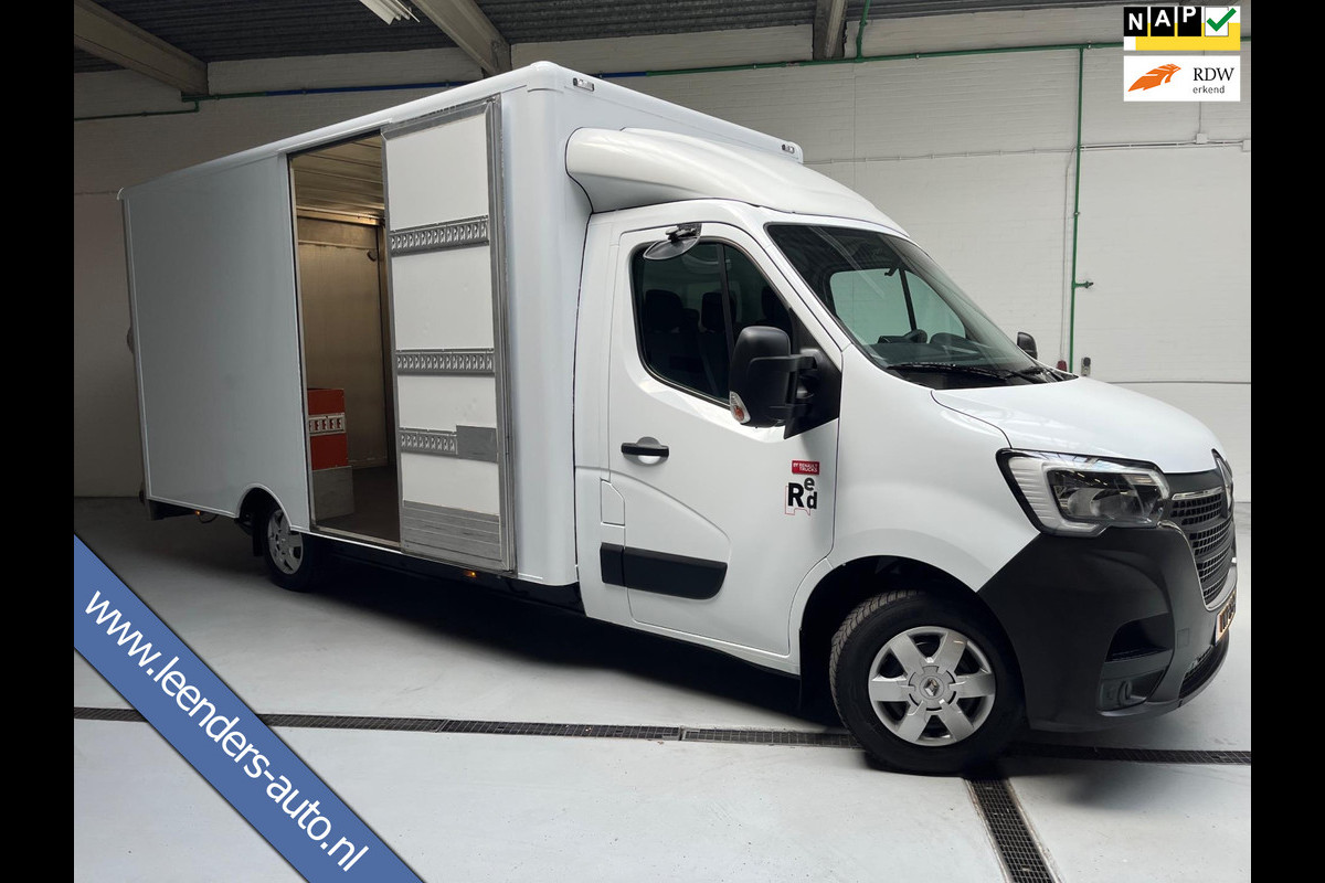 Renault Master Lowliner Bakwagen Oprijplaat Zijdeur 2.3 dCi 146pk euro6 Airco Luchtvering (foodtruck, paardenwagen) RIJKLAARPRIJS