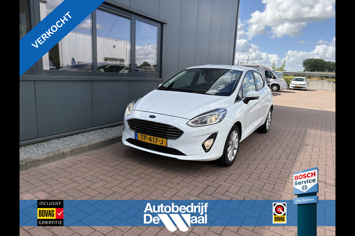 Ford Fiesta 1.0 EcoB.100pk Titanium 5-drs. LED/CAMERA/B&O-AUDIO/WINTERPACK/ADAPT.CRUISE Ford Fiesta 1.0 EcoB.100pk Titanium 5-drs. LED/CAMERA/B&O-AUDIO/WINTERPACK/ADAPT.CRUISE