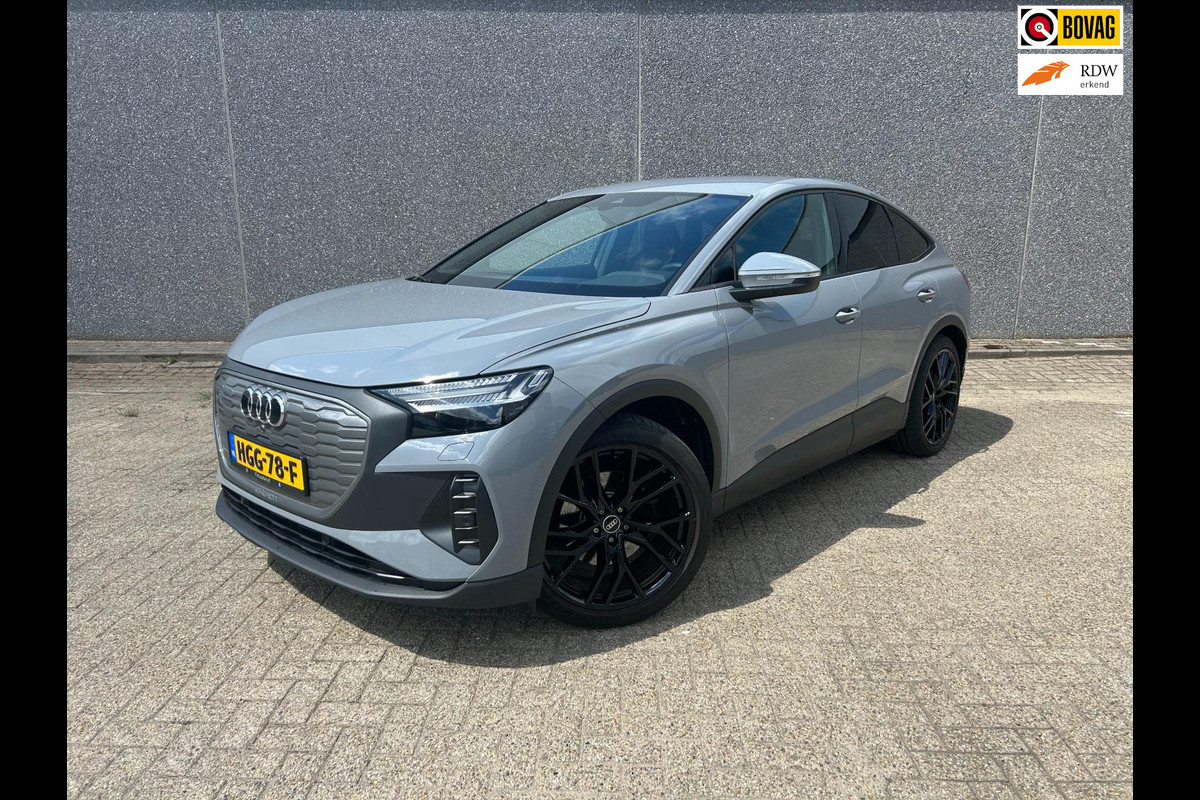 Audi Q4 Sportback e-tron 35 Edition 55 kWh | ACC | A.CAMERA | STOELVERW | ELEK KOFFERKLEP | 21 INCH LM VELGEN | APK T/M 1-9-2026 Audi Q4 Sportback e-tron 35 Edition 55 kWh | ACC | A.CAMERA | STOELVERW | ELEK KOFFERKLEP | 21 INCH LM VELGEN | APK T/M 1-9-2026