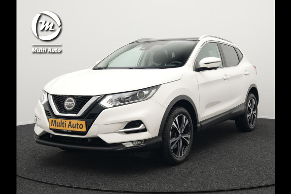 Nissan QASHQAI 1.3 DIG-T N-Connecta Automaat Dealer O.H. | Panodak | Sportstoelen Verwarmd | Apple Carplay | Navigatie | 360 Camera | Climate Control | DAB | Cruise Control |