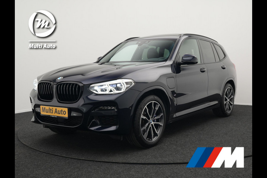 BMW X3 xDrive30e M Sport Plug in Hybrid | PHEV | Trekhaak af Fabriek | Panodak | Adaptive Cruise | Adaptive Onderstel | Head-up Display | Carplay | Adaptive LED | 360 Camera |
