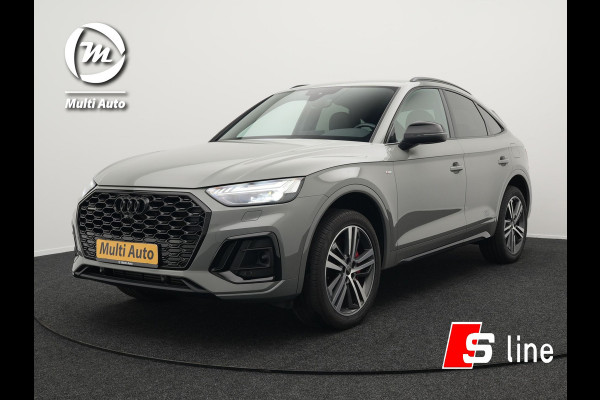 Audi Q5 Sportback 50 TFSI e S Line Plug In Hybrid Dealer O.H PHEV | Trekhaak af Fabriek | Adaptive Cruise | Matrix LED | 20"L.M | Lederen Sportstoelen Verwarmd | Virtual | Keyless |