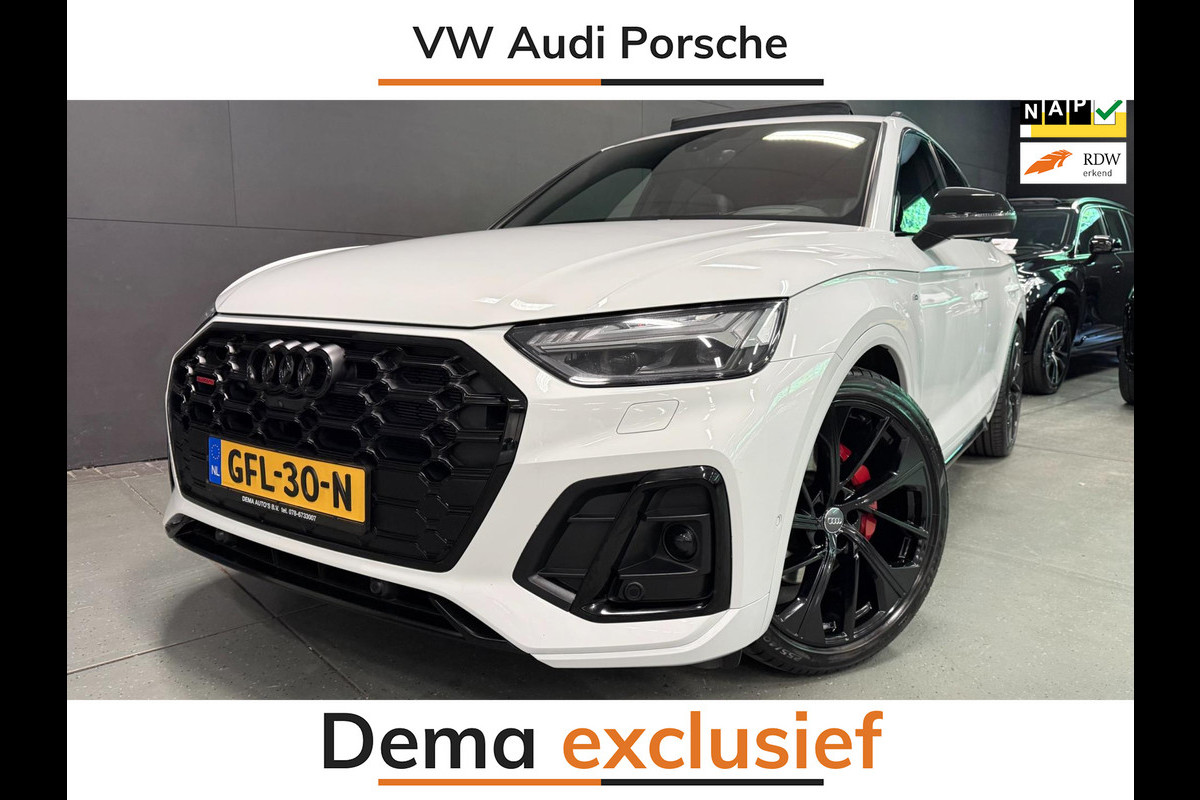 Audi Q5 55 TFSI e SQ5 367PK 3X S-LINE 21'' BLACK-LINE PANO/B&O/H-UP// FULL-OPTION!! Audi Q5 55 TFSI e SQ5 367PK 3X S-LINE 21'' BLACK-LINE PANO/B&O/H-UP// FULL-OPTION!!