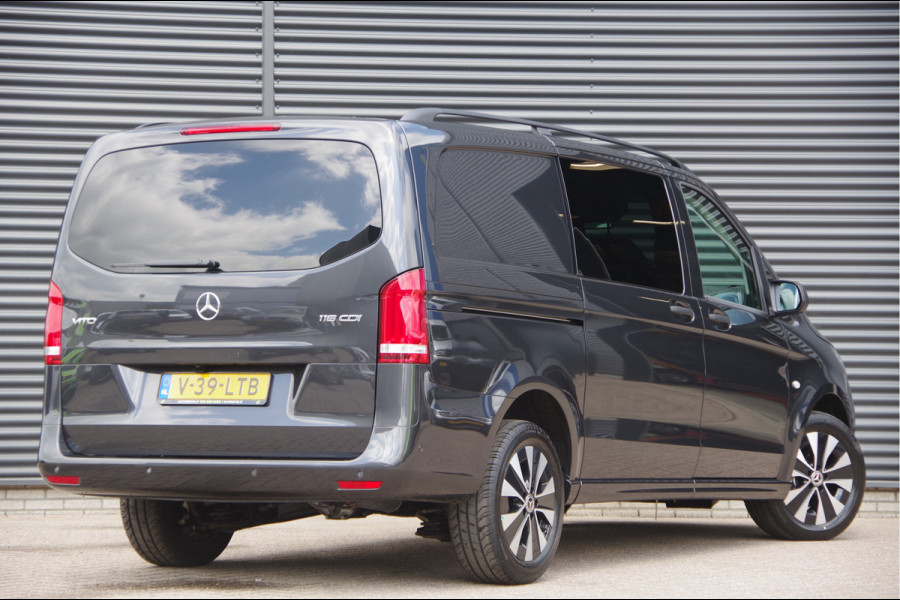 Mercedes-Benz Vito 116 CDI L2 AUT. LED, 2X SCHUIFDEUR, LEDER, CAMERA, NAVI, CRUISE, CLIMA, PARKEERSENSOREN, APPLE CARPLAY