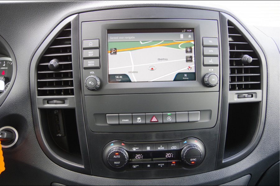 Mercedes-Benz Vito 116 CDI L2 AUT. LED, 2X SCHUIFDEUR, LEDER, CAMERA, NAVI, CRUISE, CLIMA, PARKEERSENSOREN, APPLE CARPLAY
