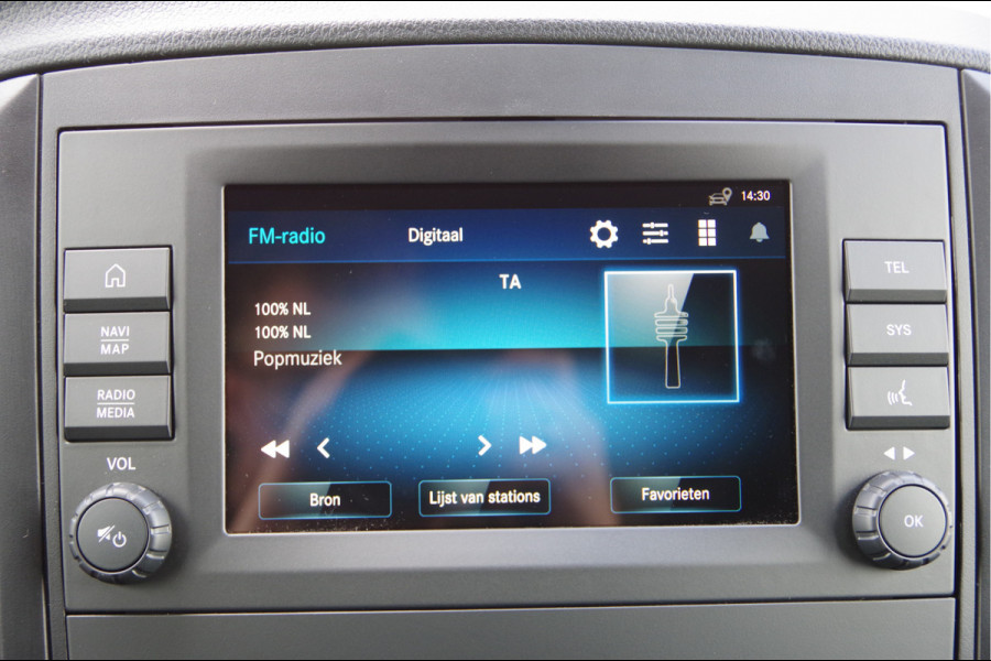 Mercedes-Benz Vito 116 CDI L2 AUT. LED, 2X SCHUIFDEUR, LEDER, CAMERA, NAVI, CRUISE, CLIMA, PARKEERSENSOREN, APPLE CARPLAY