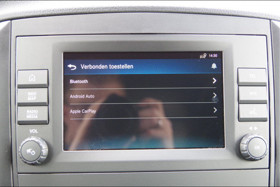 Mercedes-Benz Vito 116 CDI L2 AUT. LED, 2X SCHUIFDEUR, LEDER, CAMERA, NAVI, CRUISE, CLIMA, PARKEERSENSOREN, APPLE CARPLAY