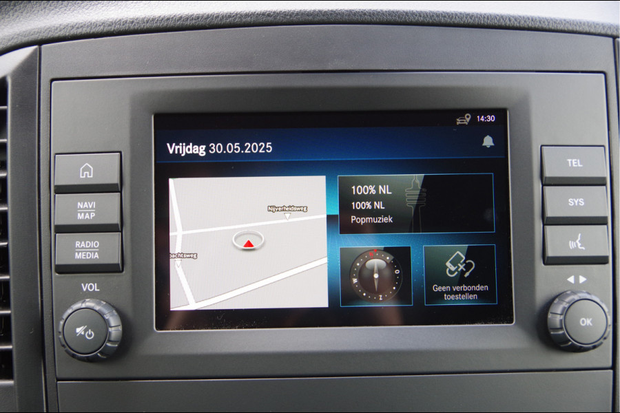 Mercedes-Benz Vito 116 CDI L2 AUT. LED, 2X SCHUIFDEUR, LEDER, CAMERA, NAVI, CRUISE, CLIMA, PARKEERSENSOREN, APPLE CARPLAY