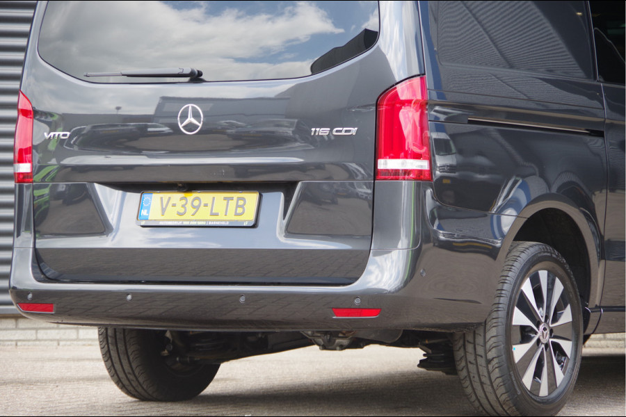 Mercedes-Benz Vito 116 CDI L2 AUT. LED, 2X SCHUIFDEUR, LEDER, CAMERA, NAVI, CRUISE, CLIMA, PARKEERSENSOREN, APPLE CARPLAY