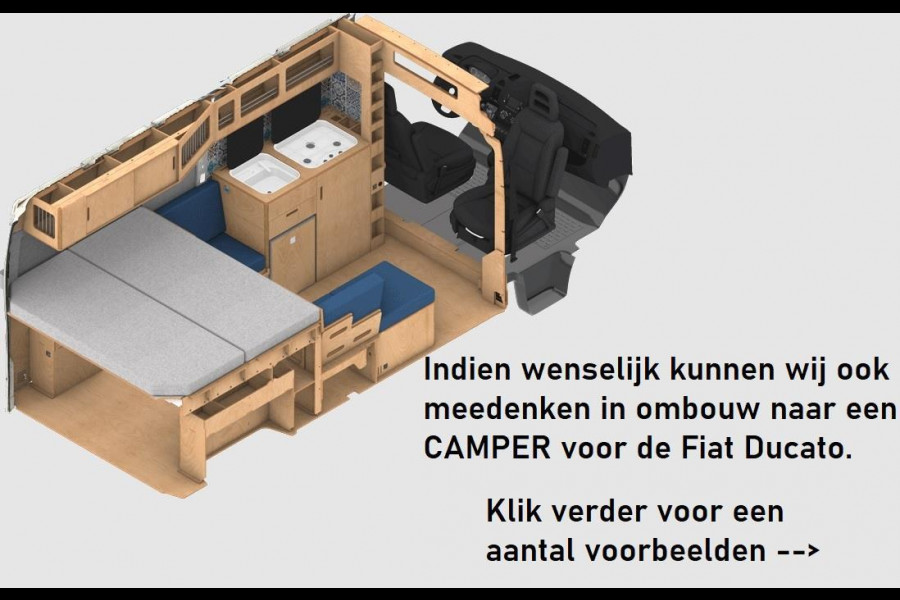 Fiat Ducato 30 2.3 MULTI JET L2H2 (EX.BTW) CLIMA. EURO 6 !!NAVIGATIE.CRUISE 1e EIG 3 zit. Laadvloer. dubbele deuren .