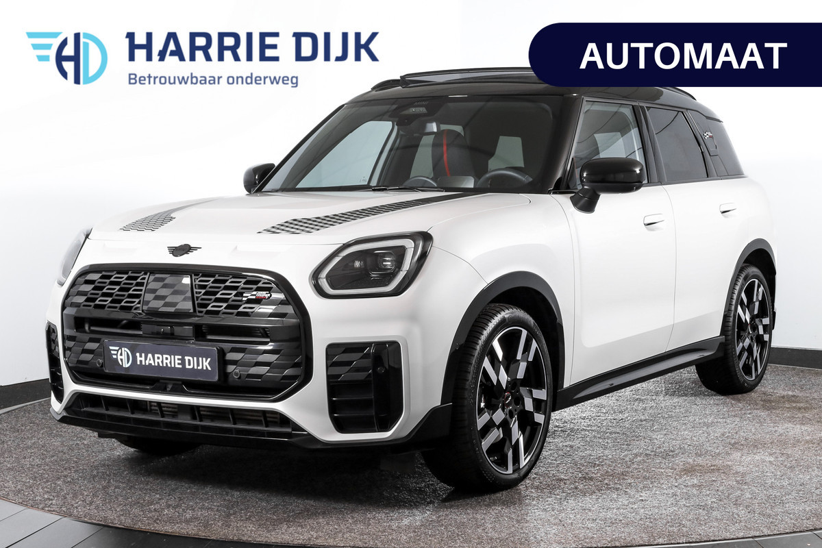 MINI Countryman 1.5 C 160 PK John Cooper Works Pakket L | S/K-Panodak | Dig. Cockpit | Adapt. Cruise | Stoel-+Stuurverw. | Harman/Kardon | 360 Camera | NAV + App. Connect | ECC | Elek. Klep | DAB | LM 20" 1963 MINI Countryman 1.5 C 160 PK John Cooper Works Pakket L | S/K-Panodak | Dig. Cockpit | Adapt. Cruise | Stoel-+Stuurverw. | Harman/Kardon | 360 Camera | NAV + App. Connect | ECC | Elek. Klep | DAB | LM 20" 1963