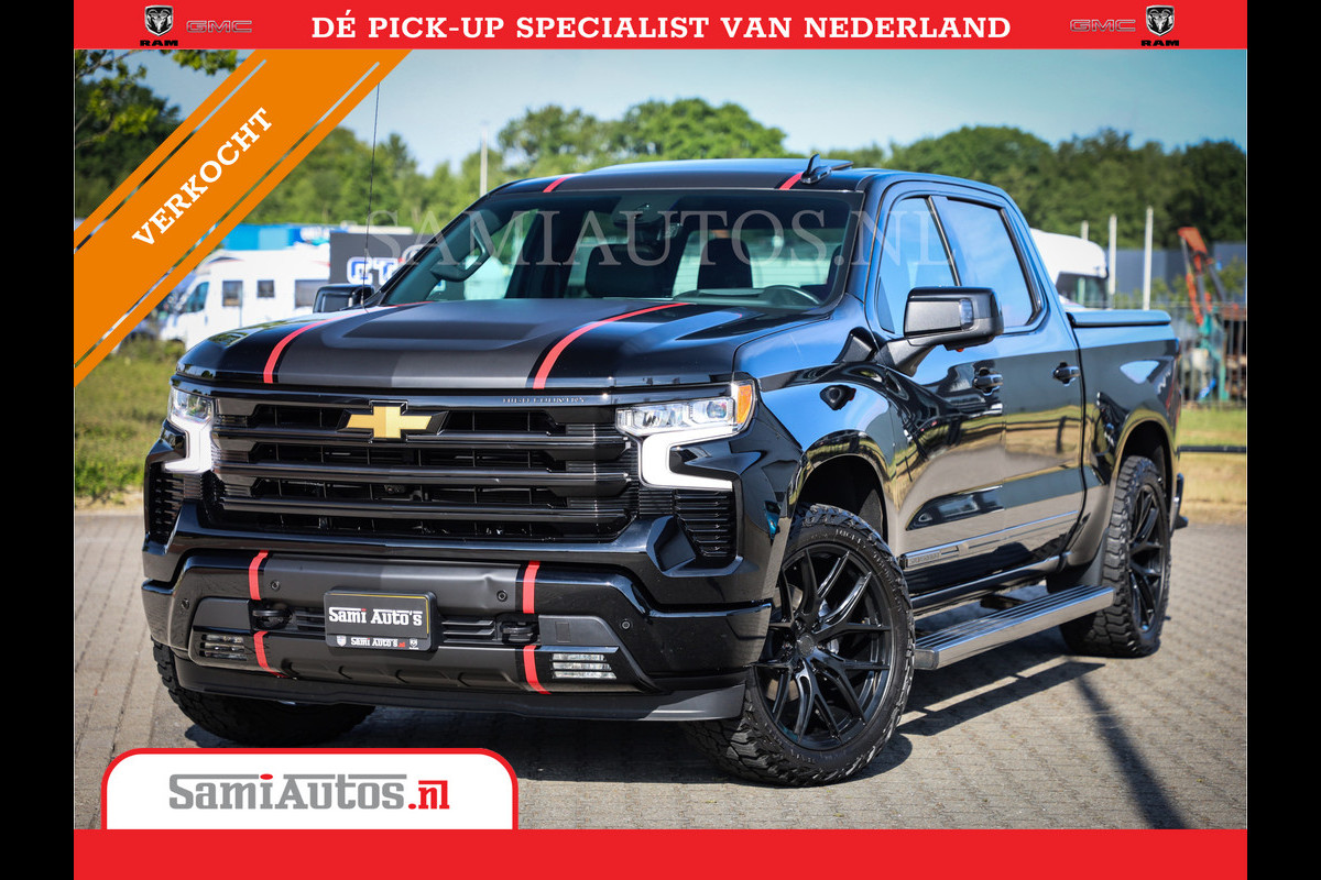 Chevrolet Silverado | Bruut | Black Ops | All-in Black | Special Wheels | Garantie tot 20-11-2026 of 200000 km | Comfortabele Dubbele Cabine met Royale 5 Zitplaatsen | De Meest Luxe en Volle Pick-Up in zijn Klasse | Chevrolet Silverado | Bruut | Black Ops | All-in Black | Special Wheels | Garantie tot 20-11-2026 of 200000 km | Comfortabele Dubbele Cabine met Royale 5 Zitplaatsen | De Meest Luxe en Volle Pick-Up in zijn Klasse |