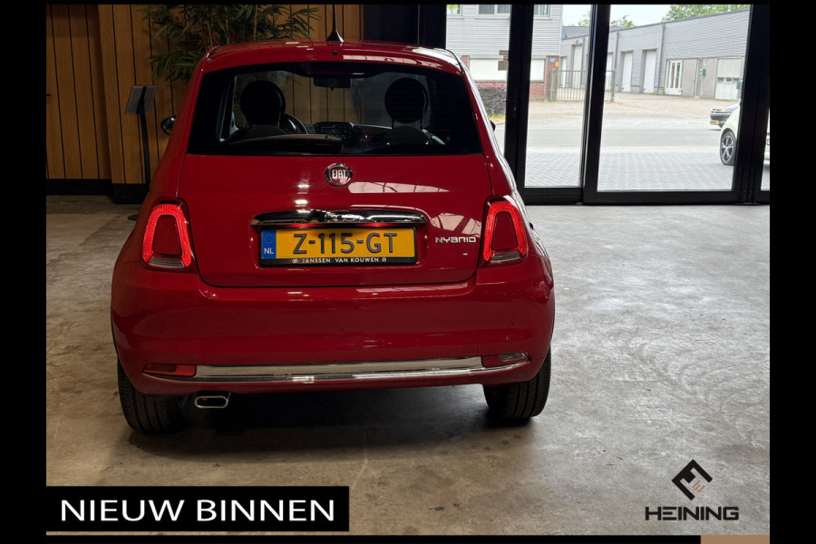 Fiat 500 1.0 Hybrid Dolcevita Finale Panorama dak, Apple Carplay, PDC. Hollandse auto met NAP