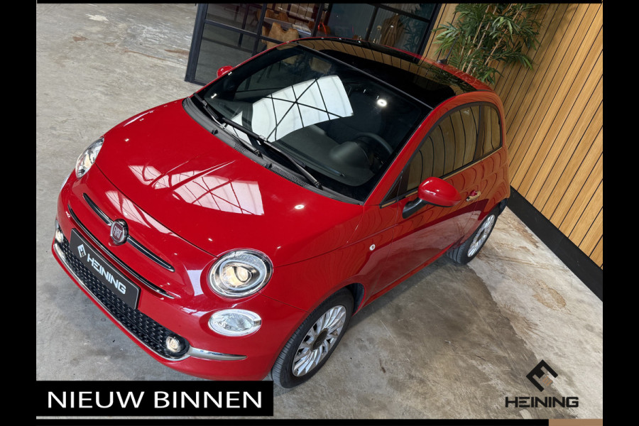 Fiat 500 1.0 Hybrid Dolcevita Finale Panorama dak, Apple Carplay, PDC. Hollandse auto met NAP