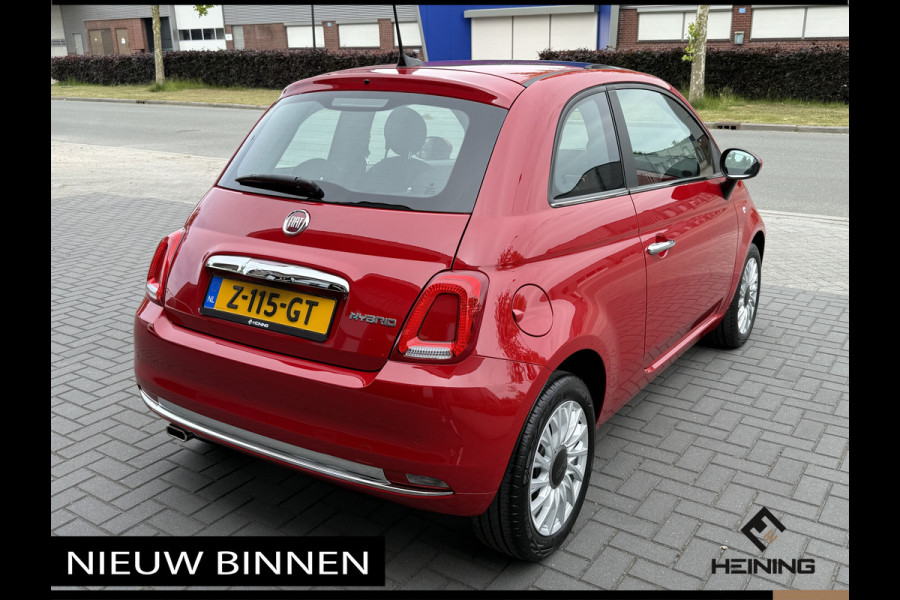 Fiat 500 1.0 Hybrid Dolcevita Finale Panorama dak, Apple Carplay, PDC. Hollandse auto met NAP