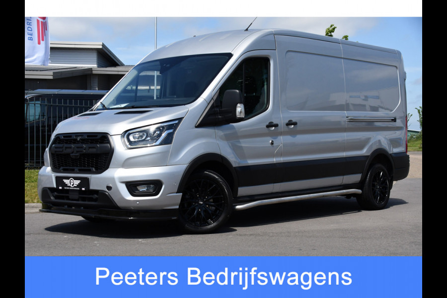 Ford Transit 350 2.0 TDCI L3H2 Limited PB Edition Adaptieve Cruise, 360 Camera, Carplay, 2 x Schuifdeur, Automaat, Xenon, Automaat, Uniek!