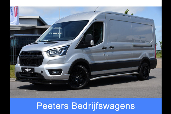 Ford Transit 350 2.0 TDCI L3H2 Limited PB Edition Adaptieve Cruise, 360 Camera, Carplay, 2 x Schuifdeur, Automaat, Xenon, Automaat, Uniek!