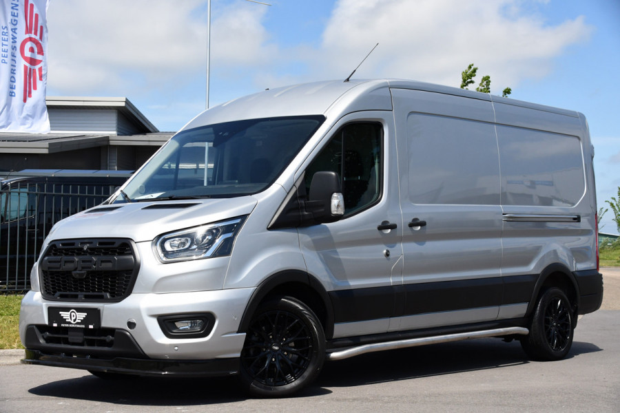 Ford Transit 350 2.0 TDCI L3H2 Limited PB Edition Adaptieve Cruise, 360 Camera, Carplay, 2 x Schuifdeur, Automaat, Xenon, Automaat, Uniek!