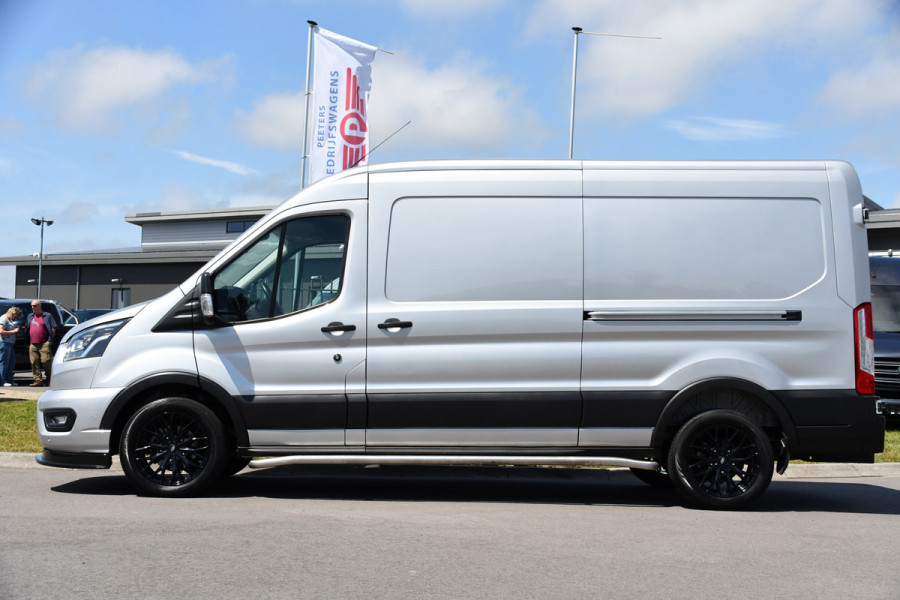 Ford Transit 350 2.0 TDCI L3H2 Limited PB Edition Adaptieve Cruise, 360 Camera, Carplay, 2 x Schuifdeur, Automaat, Xenon, Automaat, Uniek!