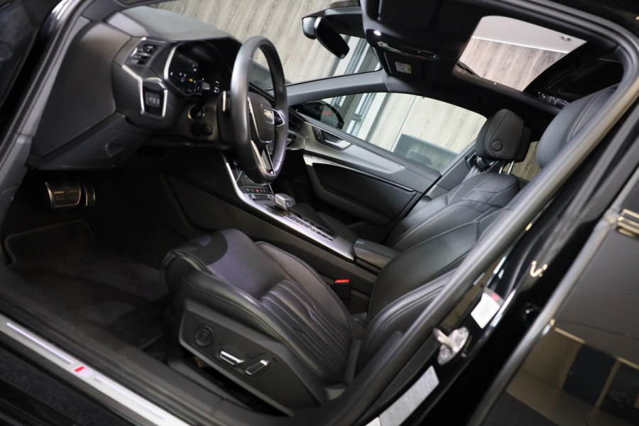 Audi A6 Avant 55 TFSI e Quattro S6 Look / Head Up / Memory / Leder / Elek Stoelen / Acc / F1 / Lane Assist / Open Pano / Pdc / 20