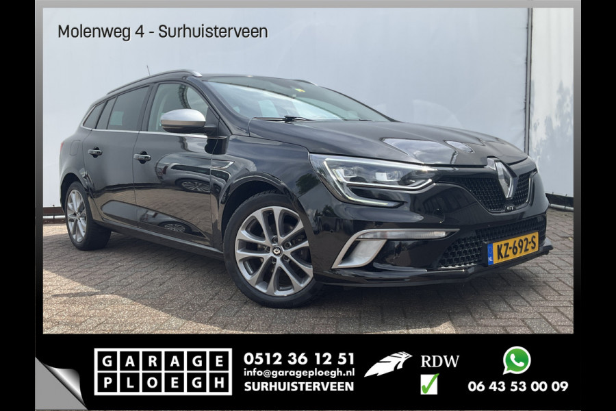 Renault MEGANE Estate 1.2 TCe GT-Line Automaat Adapt.Cruise HUD Nav/Cam Sfeerverl NAP!