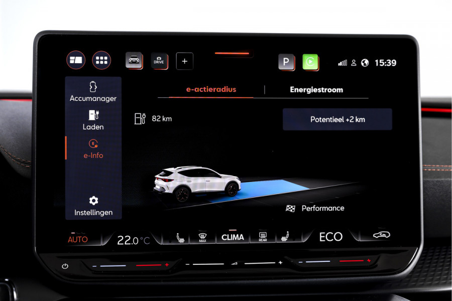CUPRA Formentor 1.5 TSI 272 PK e-Hybrid VZ Performance - Automaat | Dig. Cockpit | Adapt. Cruise | Stoel-+Stuurverw. | Elek. stoel met geheugen | PDC | Camera | NAV + App. Connect | ECC | LM 19" Sandstorm Copper |