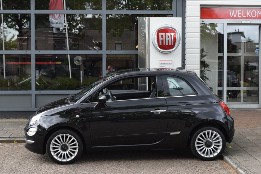 Fiat 500 80pk Lounge|Nav|Clima|Cruise|Pano|PDC