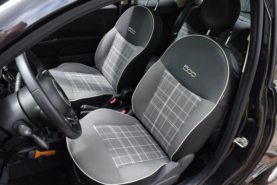Fiat 500 80pk Lounge|Nav|Clima|Cruise|Pano|PDC