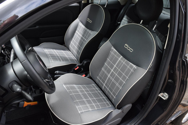 Fiat 500 80pk Lounge|Nav|Clima|Cruise|Pano|PDC
