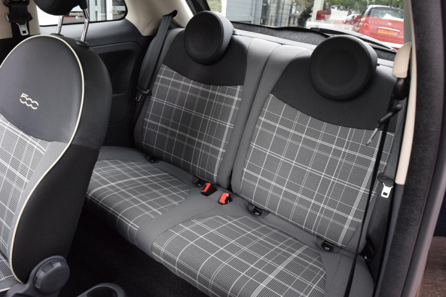 Fiat 500 80pk Lounge|Nav|Clima|Cruise|Pano|PDC