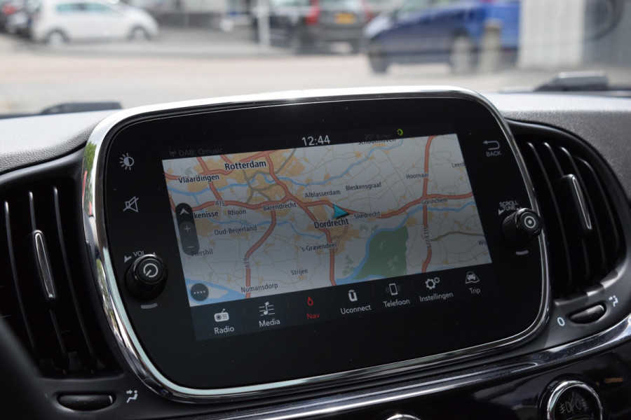 Fiat 500 80pk Lounge|Nav|Clima|Cruise|Pano|PDC