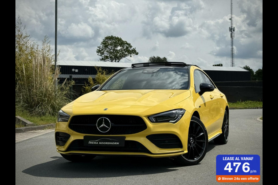 Mercedes-Benz CLA-Klasse 250 e AMG CLA250e Coupe Panoramadak|Burmester®|Camera 360°|Sfeerverlichting|Head-up|Multibeam LED|Night pakket