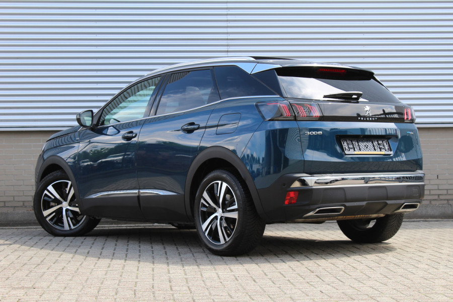 Peugeot 3008 1.6 HYbrid 225 GT | Panoramadak | Adaptieve Cruise | BLIS | Led | Navigatie
