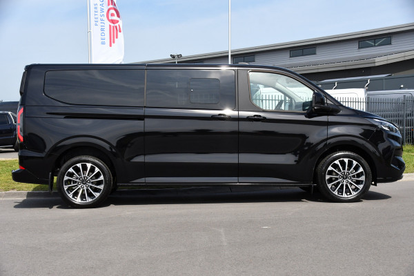 Ford Transit Custom 320 2.0 TDCI L2H1 Tourneo Black Edition Full Options, 360 Camera,  Adpatieve Cruise, Virtual, Carplay, 170PK, Stoel/Stuur Verwarming, Automaat, Uniek!