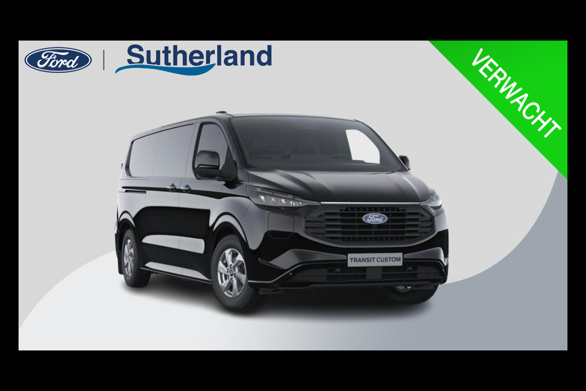 Ford Transit Custom 320 2.5 PHEV L2H1 Limited 233pk | Driver Assistance pack Premium | Wegklapbare Trekhaak | Verwarmd Stuurwiel | 17 inch Licht metalen Velgen | B&O Speakers