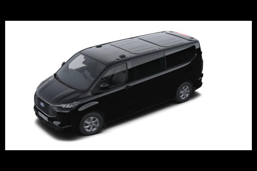 Ford Transit Custom 320 2.5 PHEV L2H1 Limited DC 233pk | Dubbele zijschuifdeur | 12-weg verstel- en verwarmbare AGR Stoelen | Inklapbare trekhaak | 17 inch lichtmetalen velgen | Driver Assistance Pack Premium  | Verwarmbaar stuurwiel | Bekleding zijwand en achterdeuren (volledig),