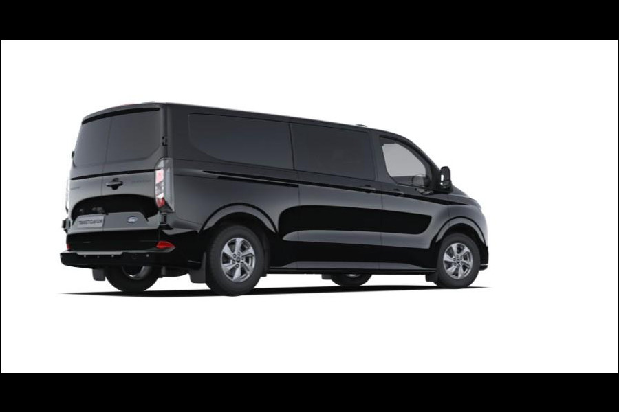 Ford Transit Custom 320 2.5 PHEV L2H1 Limited DC 233pk | Dubbele zijschuifdeur | 12-weg verstel- en verwarmbare AGR Stoelen | Inklapbare trekhaak | 17 inch lichtmetalen velgen | Driver Assistance Pack Premium  | Verwarmbaar stuurwiel | Bekleding zijwand en achterdeuren (volledig),