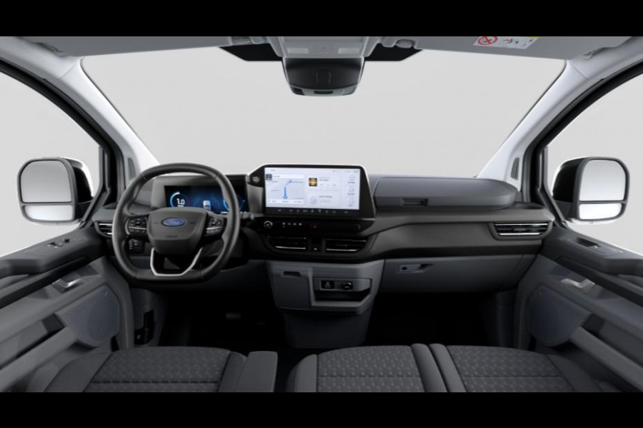 Ford Transit Custom 320 2.5 PHEV L2H1 Limited DC 233pk | Dubbele zijschuifdeur | 12-weg verstel- en verwarmbare AGR Stoelen | Inklapbare trekhaak | 17 inch lichtmetalen velgen | Driver Assistance Pack Premium  | Verwarmbaar stuurwiel | Bekleding zijwand en achterdeuren (volledig),