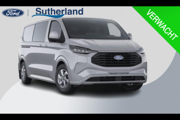 Ford Transit Custom 320 2.5 PHEV L2H1 Limited DC 233pk | Dubbele zijschuifdeur | 12-weg verstel- en verwarmbare AGR Stoelen | Inklapbare trekhaak | 17 inch lichtmetalen velgen | Driver Assistance Pack Premium  | Verwarmbaar stuurwiel | Bekleding zijwand en achterdeuren (volledig),