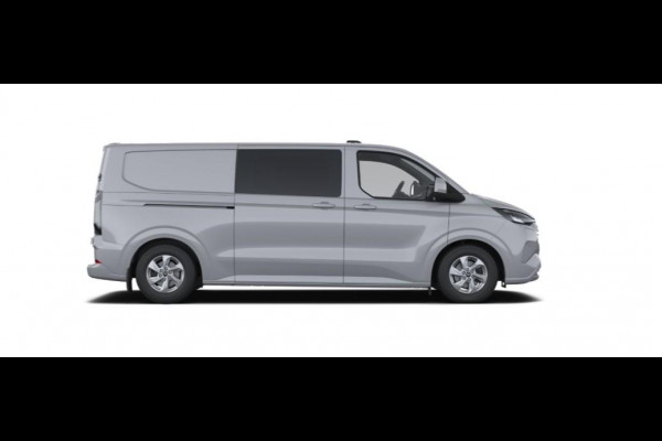 Ford Transit Custom 320 2.5 PHEV L2H1 Limited DC 233pk | Dubbele zijschuifdeur | 12-weg verstel- en verwarmbare AGR Stoelen | Inklapbare trekhaak | 17 inch lichtmetalen velgen | Driver Assistance Pack Premium  | Verwarmbaar stuurwiel | Bekleding zijwand en achterdeuren (volledig),