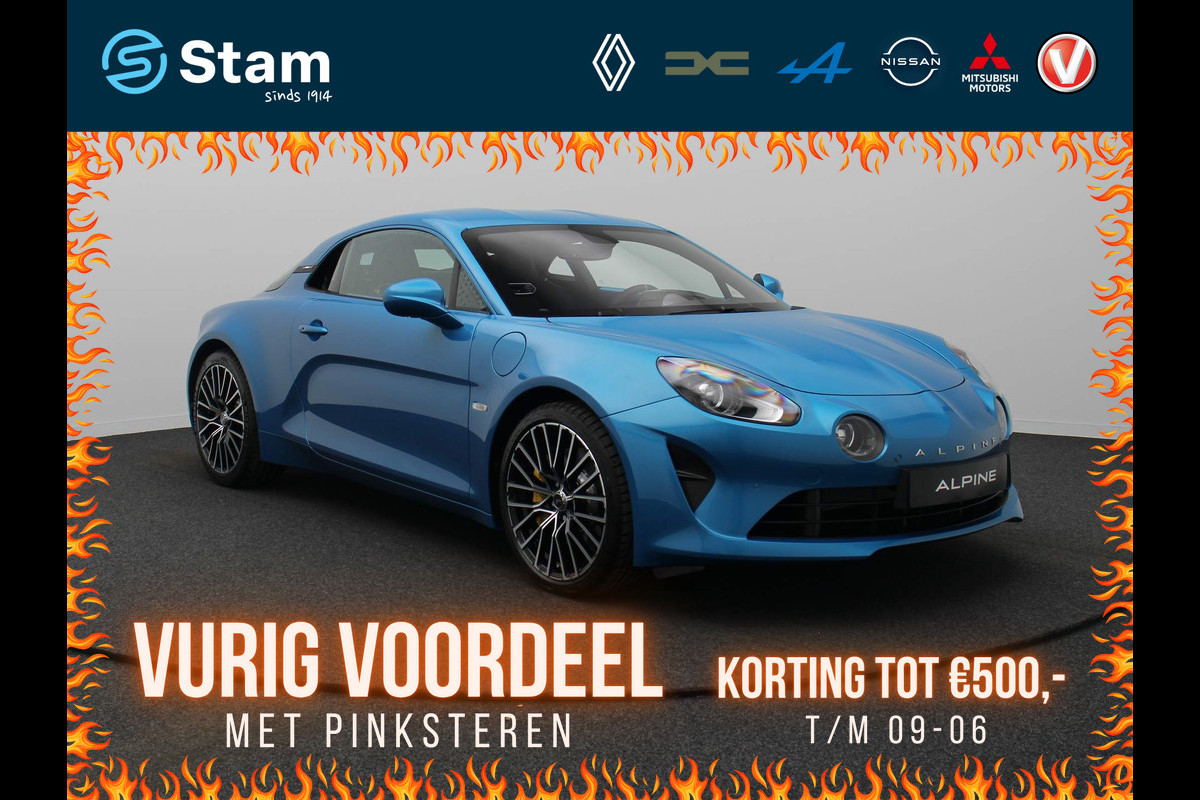 ALPINE A110 GT Alpine Atelier 300pk Turbo  #35 van 110 Focal Premium | Stoelverwarming | 18" Velgen Noir Diamantée