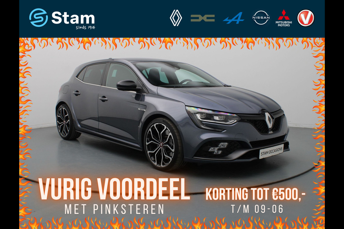Renault Mégane TCe 280pk RS EDC/AUTOMAAT Head-Up | Camera | Cruise | Parkeersens. v+a | Stoelverw. | 19" Velgen Renault Mégane TCe 280pk RS EDC/AUTOMAAT Head-Up | Camera | Cruise | Parkeersens. v+a | Stoelverw. | 19" Velgen