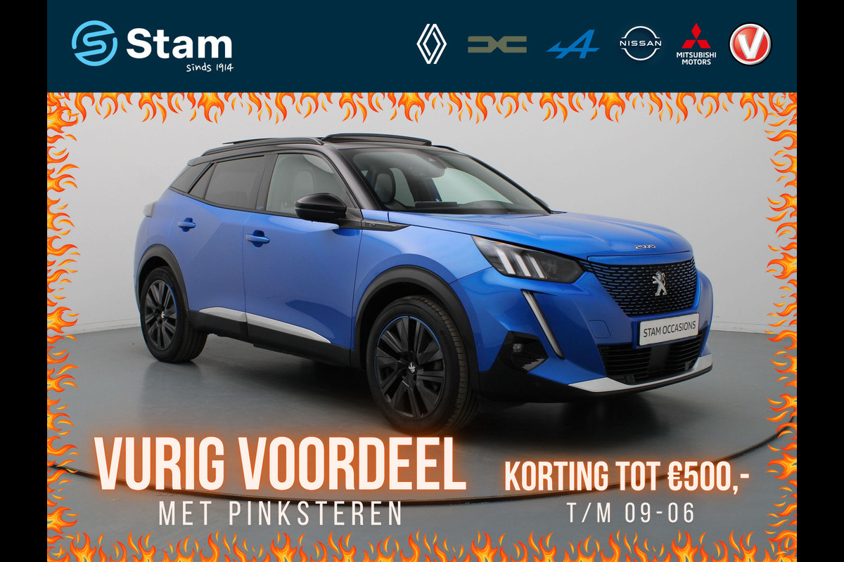 Peugeot e-2008 EV GT 50 kWh 360° Camera | Adapt. Cruise | Parkeersens. v+a | Panoramadak Peugeot e-2008 EV GT 50 kWh 360° Camera | Adapt. Cruise | Parkeersens. v+a | Panoramadak