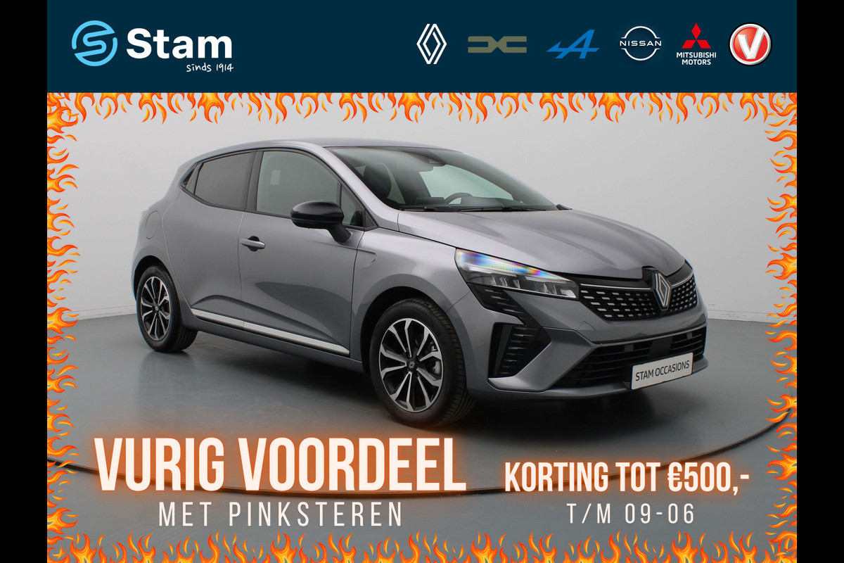 Renault Clio 1.6 E-Tech Full Hybrid 145 techno Camera | Cruise | Climate | Navi | Parkeersens. achter Renault Clio 1.6 E-Tech Full Hybrid 145 techno Camera | Cruise | Climate | Navi | Parkeersens. achter