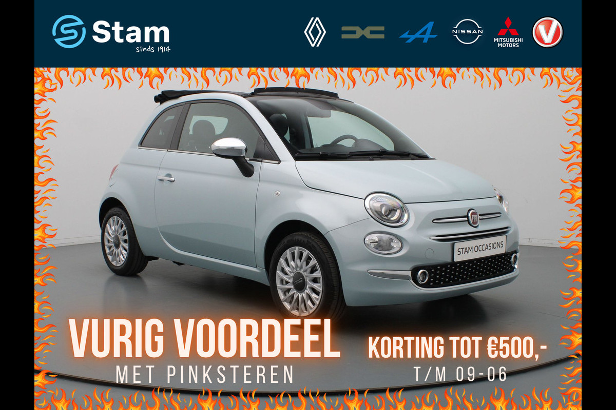 Fiat 500C 1.0 Hybrid Dolcevita Cruise | Climate | Navi | Parkeersens. achter | Panoramadak Fiat 500C 1.0 Hybrid Dolcevita Cruise | Climate | Navi | Parkeersens. achter | Panoramadak