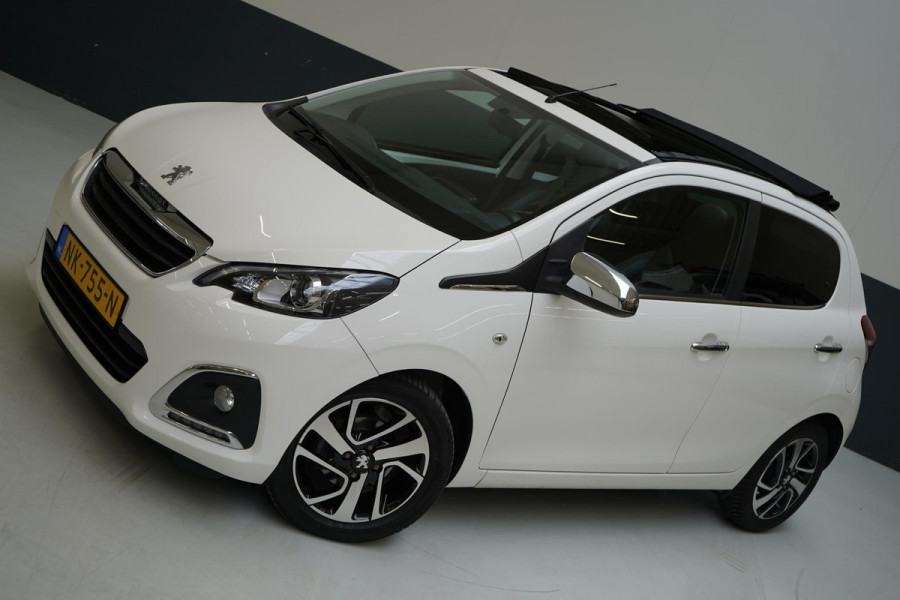 Peugeot 108 1.0 e-VTi 5-drs Allure TOP! | Cabrio | ECC | Vouwdak | Bluetooth | Achteruitrijcamera | Leder | Stoelverwarming | Zuinig!