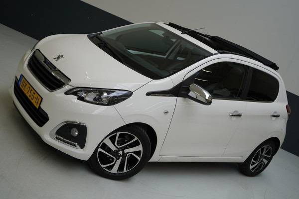 Peugeot 108 1.0 e-VTi 5-drs Allure TOP! | Cabrio | ECC | Vouwdak | Bluetooth | Achteruitrijcamera | Leder | Stoelverwarming | Zuinig!