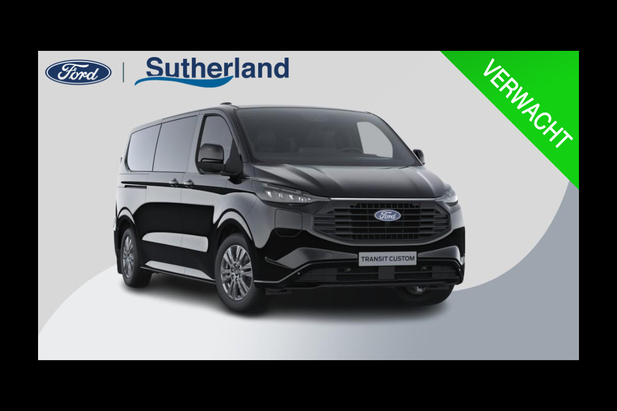 Ford Transit Custom 340 2.5 PHEV L2H1 Limited 233pk | Kombi | Incl. BTW/BPM | Dubbele zijschuifdeur | Privacy Glass | Inklapbare trekhaak | 17 inch lichtmetalen velgen | Driver Assistance Pack Premium | Verwarmbaar stuurwiel Ford Transit Custom 340 2.5 PHEV L2H1 Limited 233pk | Kombi | Incl. BTW/BPM | Dubbele zijschuifdeur | Privacy Glass | Inklapbare trekhaak | 17 inch lichtmetalen velgen | Driver Assistance Pack Premium | Verwarmbaar stuurwiel