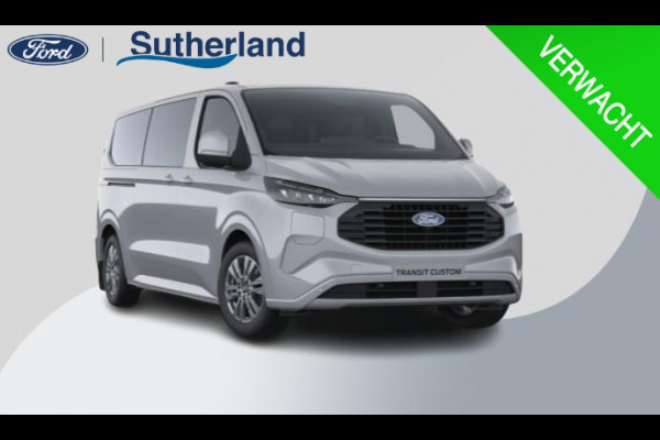 Ford Transit Custom 340 2.5 PHEV L2H1 Limited 233pk | Kombi | Incl. BTW/BPM | Dubbele zijschuifdeur | Privacy Glass | Inklapbare trekhaak | 17 inch lichtmetalen velgen | Driver Assistance Pack Premium | Verwarmbaar stuurwiel