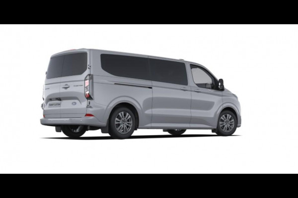 Ford Transit Custom 340 2.5 PHEV L2H1 Limited 233pk | Kombi | Incl. BTW/BPM | Dubbele zijschuifdeur | Privacy Glass | Inklapbare trekhaak | 17 inch lichtmetalen velgen | Driver Assistance Pack Premium | Verwarmbaar stuurwiel